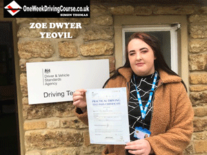 Review by Zoe Dwyer - Yeovil