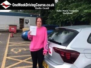 Kelly-Marie Ferguson - Guildford driving test success
