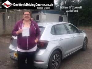 Sian O'Connell - Guildford driving test success