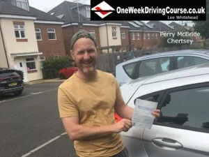 Perry McBride - Chertsey driving test success