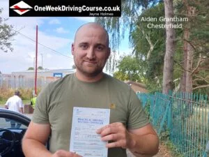 Aiden Grantham passed at Chesterfield