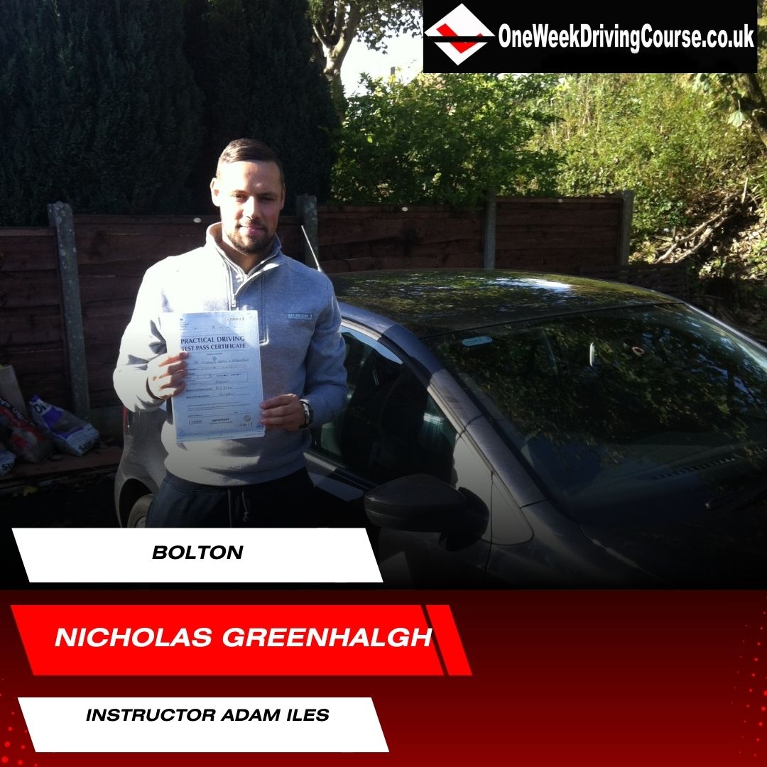 Intensive Driving Courses Bolton, Bromley Cross, Horwich, Lostock, Tottington, Chapeltown, Farnworth. Driving Lessons Bolton, Driving Schools Bolton, Driving Instructors Bolton | Crash Courses Bolton | One Week Driving Courses Bolton | Pass your test in a week in Bolton | Guaranteed Pass Courses Bolton | Driving Lessons Bolton