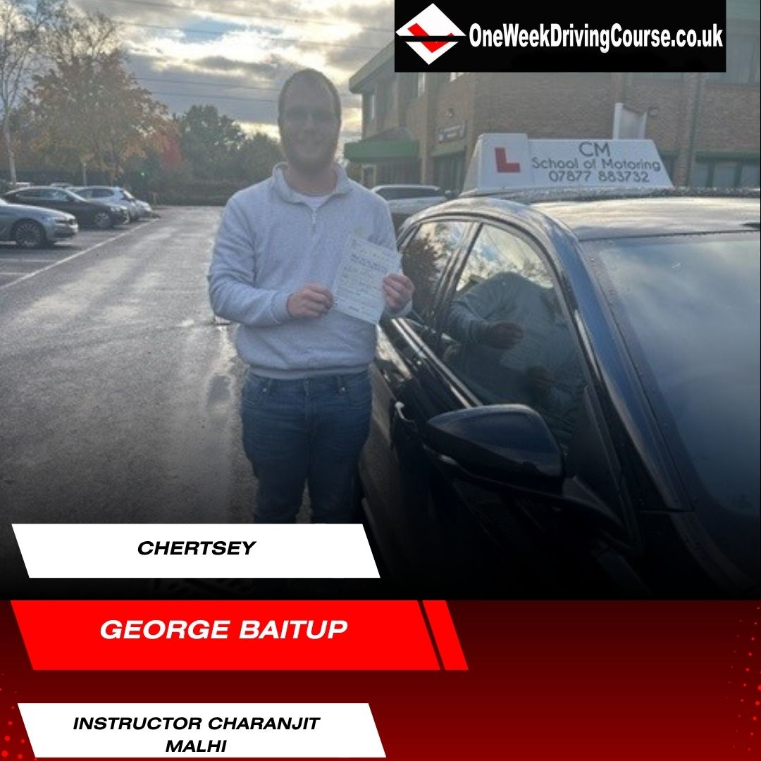 Intensive Driving Courses Chertsey, Kingston upon Thames, Weybridge, Shepperton, Stines-upon-Staines. Driving Lessons Chertsey, Driving Schools Chertsey, Driving Instructors Chertsey | Crash Courses Chertsey | One Week Driving Courses Chertsey | Pass your test in a week in Chertsey | Guaranteed Pass Courses Chertsey | Driving Lessons Chertsey