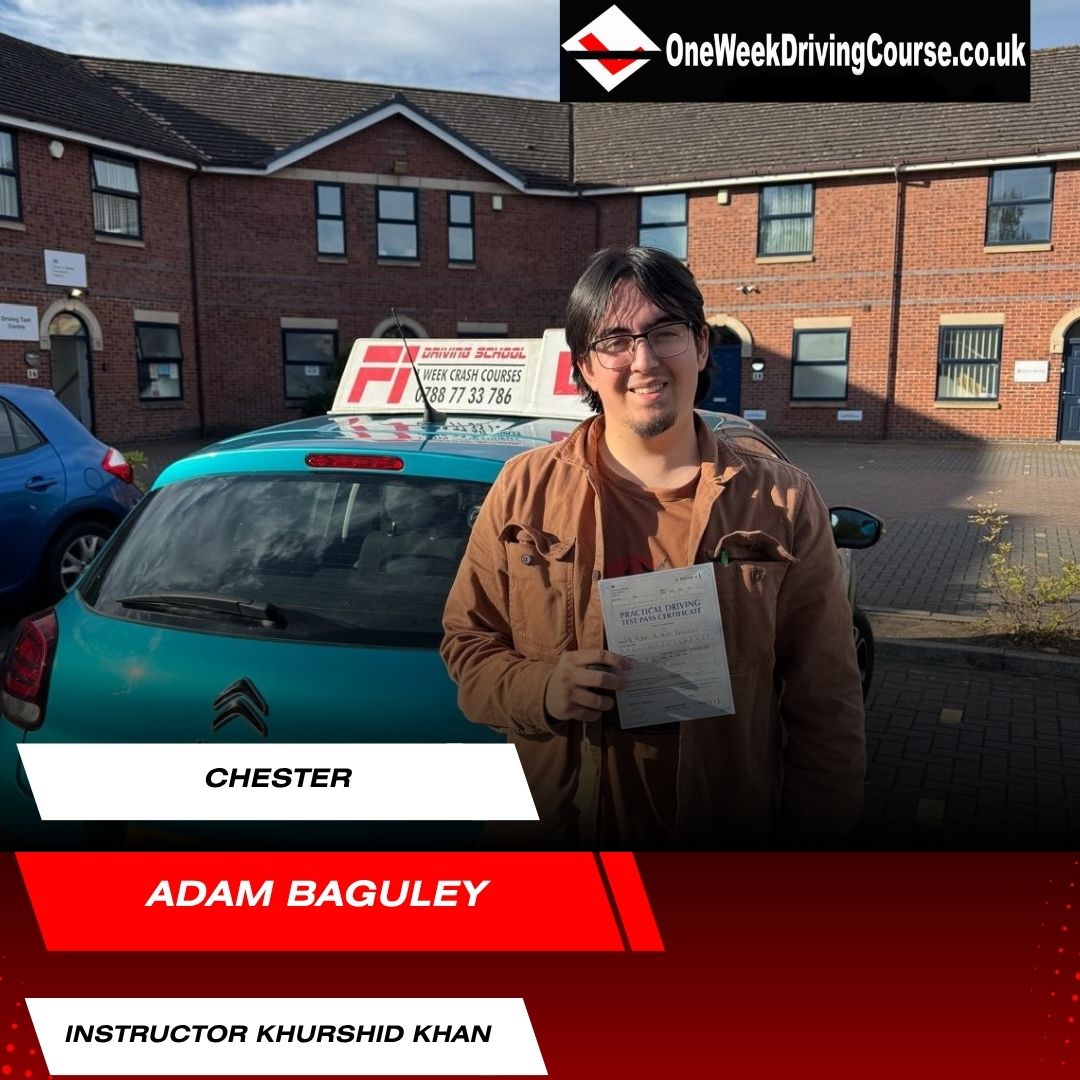 Intensive Driving Courses Chester North Wales. Driving Lessons Chester, Driving Schools Chester, Driving Instructors Chester | Crash Courses Chester | One Week Driving Courses Chester | Pass your test in a week in Chester | Guaranteed Pass Courses Chester | Driving Lessons Chester