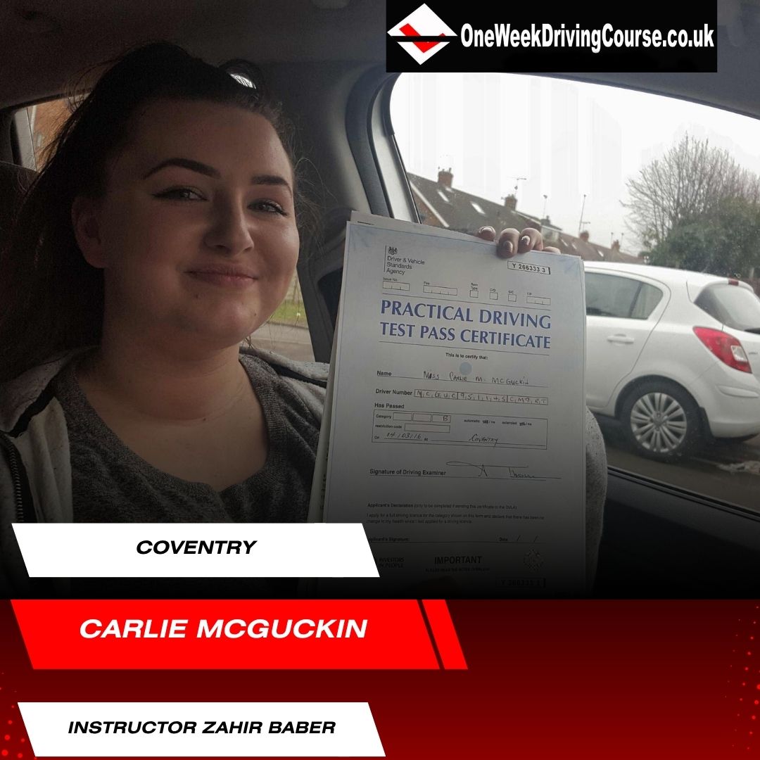 Intensive Driving Courses Coventry, Warwick Rugby, Nuneaton, Bedworth, Royal Leamington Spa, Towcester, Stratford | Crash Courses Coventry. Driving Lessons Coventry, Driving Schools Coventry, Driving Instructors Coventry | One Week Driving Courses Coventry | Pass your test in a week in Coventry | Guaranteed Pass Courses Coventry | Driving Lessons Coventry