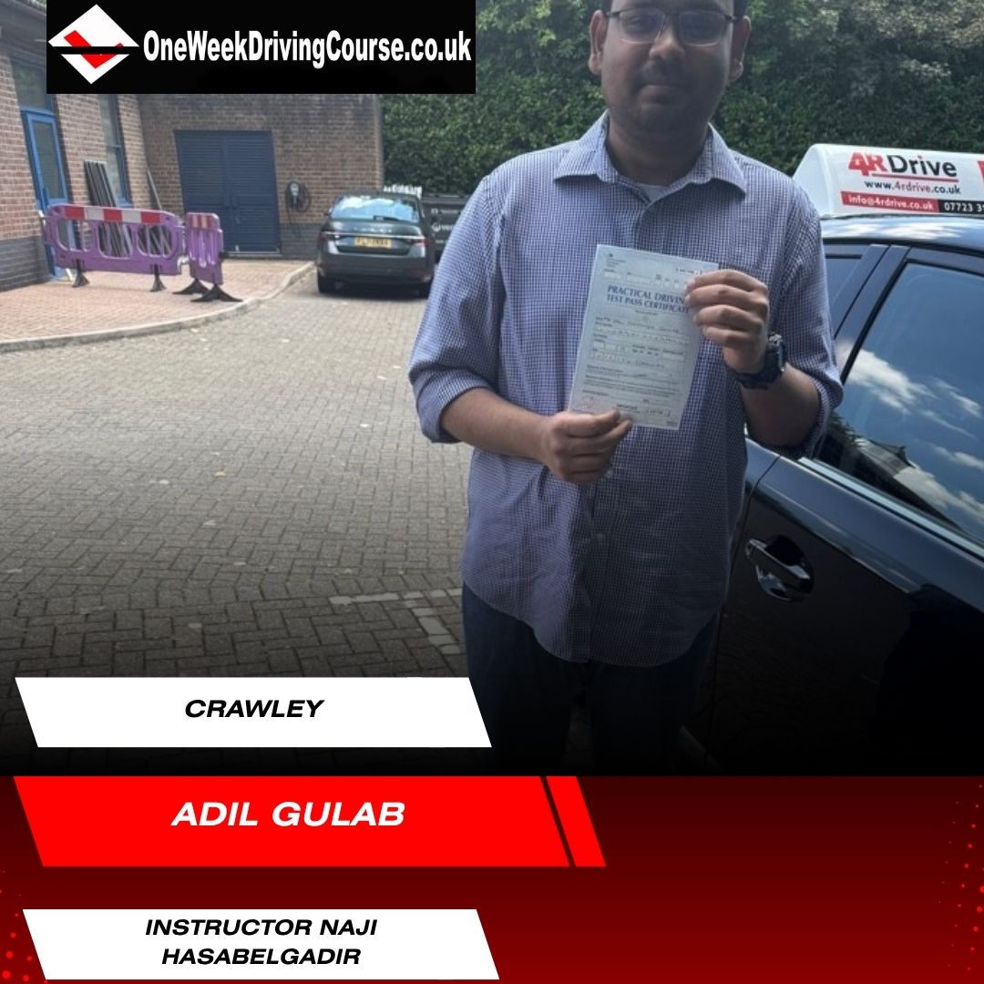 Intensive Driving Courses Crawley, Reigate, Dorking, East Grinstead. Driving Lessons Crawley, Driving Schools Crawley, Driving Instructors Crawley | Crash Courses Crawley | One Week Driving Courses Crawley | Pass your test in a week in Crawley | Guaranteed Pass Courses Crawley | Driving Lessons Crawley