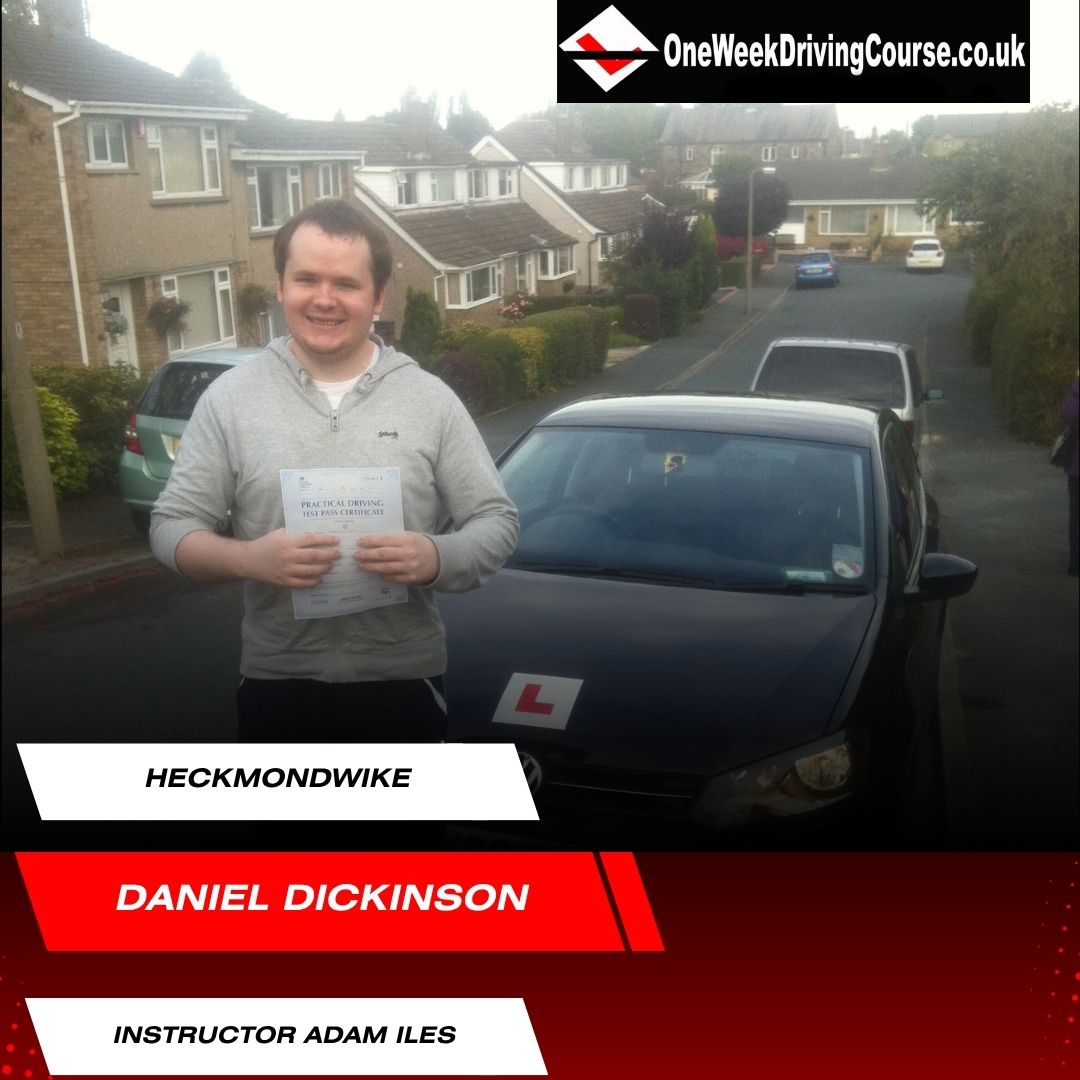 Intensive Driving Courses Heckmondwike, Wakefield, Dewsbury, Batley, Birstall, Morley, Brighouse. Driving Lessons Heckmondwike, Driving Schools Heckmondwike, Driving Instructors Heckmondwike | Crash Courses Heckmondwike | One Week Driving Courses Heckmondwike | Pass your test in a week in Heckmondwike | Guaranteed Pass Courses Heckmondwike | Driving Lessons Heckmondwike