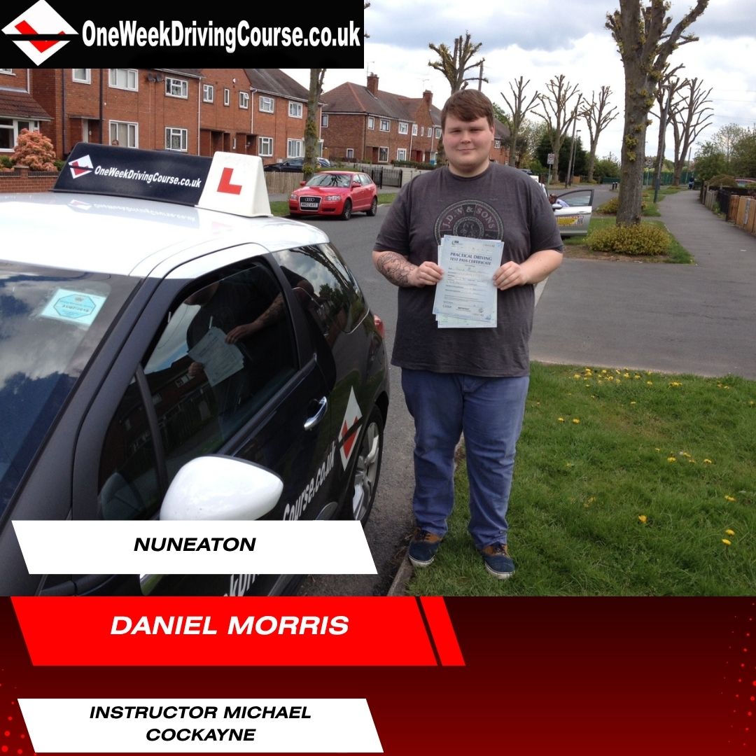 Intensive Driving Courses Nuneaton, Coventry, Hartshill, Bedworth, Longford, Hinckley. Driving Lessons Nuneaton, Driving Schools Nuneaton, Driving Instructors Nuneaton | Crash Courses Nuneaton | One Week Driving Courses Nuneaton | Pass your test in a week in Nuneaton | Guaranteed Pass Courses Nuneaton | Driving Lessons Nuneaton