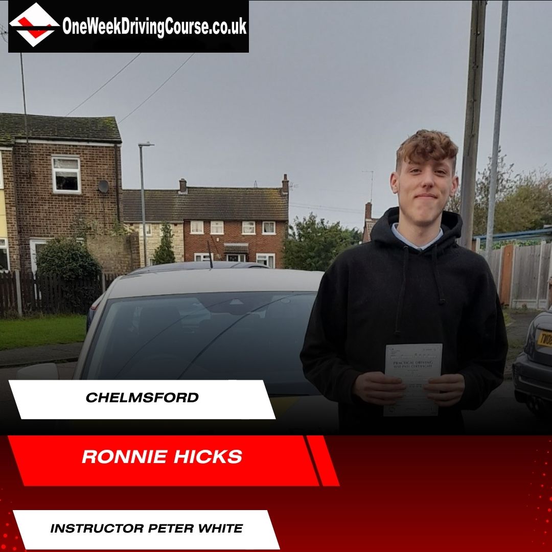 Intensive Driving Courses in CM Postcode Areas