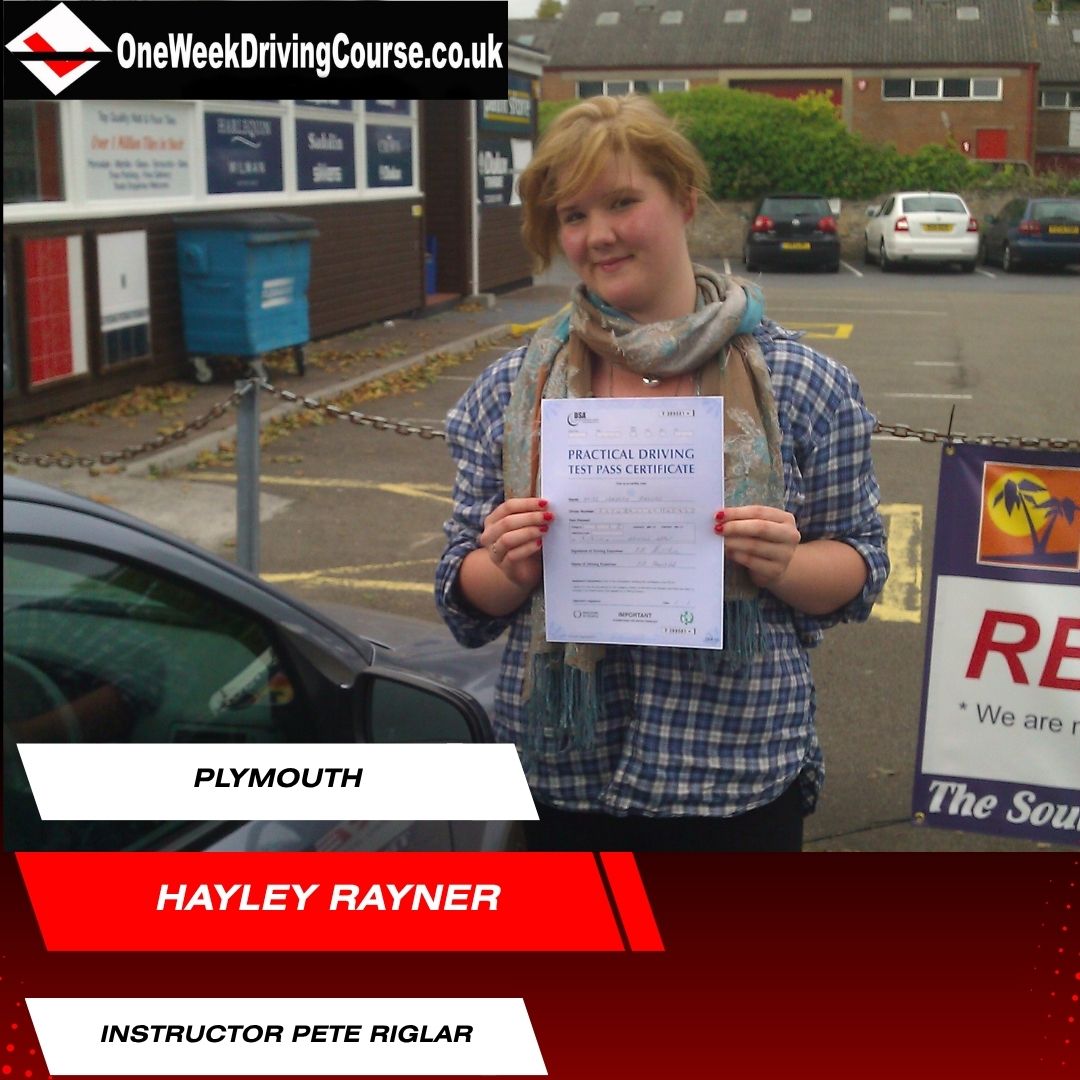Intensive Driving Courses in PL Postcode Areas