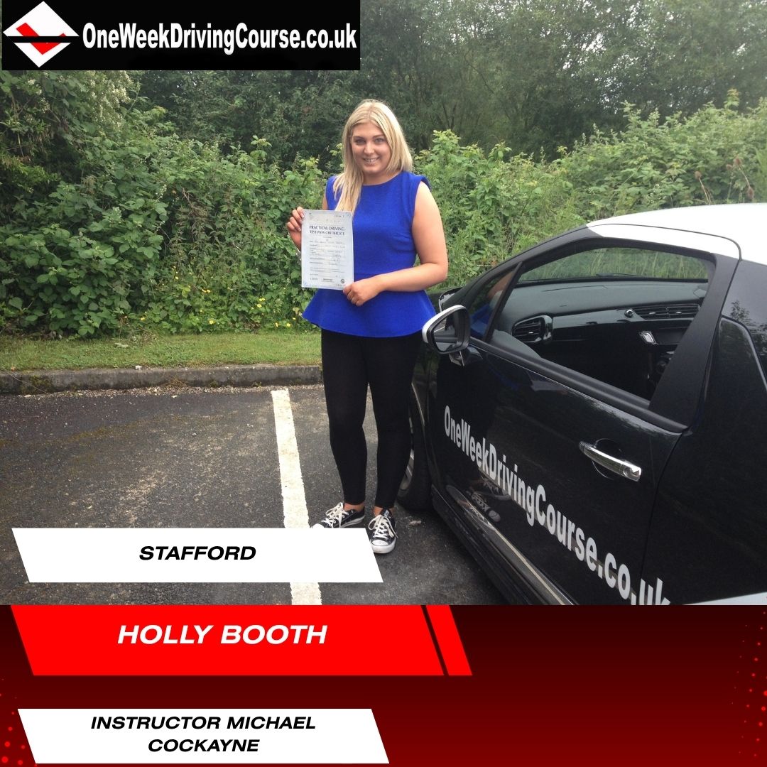 Intensive Driving Courses Stafford, Stoke-on-Trent, Eccleshall, Stone, Burslem. Driving Lessons Stafford, Driving Schools Stafford, Driving Instructors Stafford | Crash Courses Stafford | One Week Driving Courses Stafford | Pass your test in a week in Stafford | Guaranteed Pass Courses Stafford | Driving Lessons Stafford